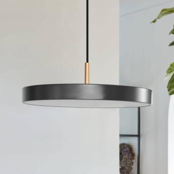 UMAGE Asteria Mini LED lógó lámpa, antracit/réz, Ø 31 cm kép