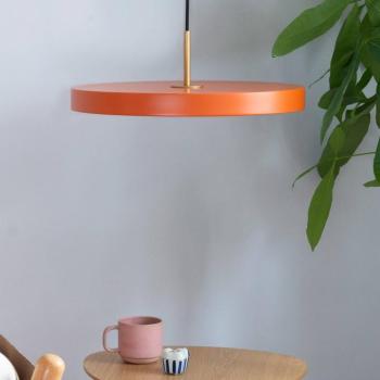 UMAGE Asteria Mini LED lógó világítás, narancssárga/réz, Ø 31 cm kép