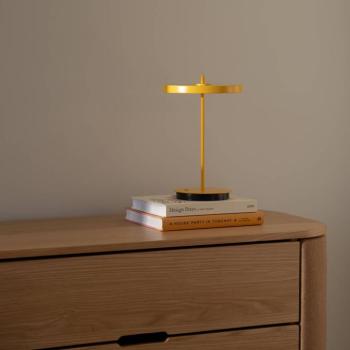 UMAGE Asteria Move LED tölthető asztali lámpa, napfényes sárga, egyszínű, 31 cm kép