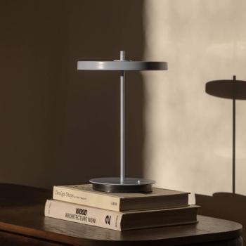UMAGE Asteria Move LED tölthető asztali világítás, világoskék, 31 cm kép