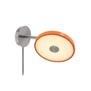UMAGE Asteria Short LED fali lámpa, narancssárga, acél, dugaszoló
