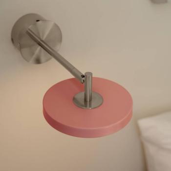 UMAGE Asteria Short LED fali lámpa, rózsaszín, acél, vezetékes kép