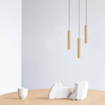 UMAGE Chimes Cluster 3 lógó világítás, világos tölgy kép