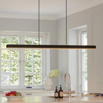 UMAGE LED-es függesztett lámpa Hazel Branch, fekete/réz, 150 cm kép