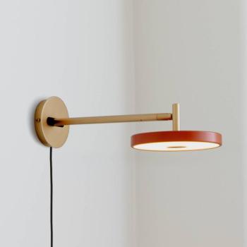 UMAGE Asteria Long LED fali világítás, narancssárga/réz, dugaszos kép
