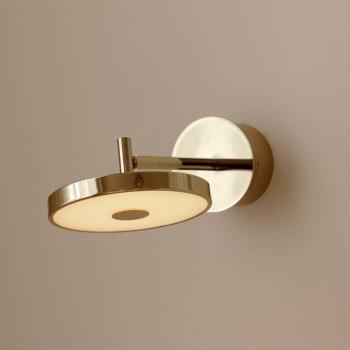 UMAGE LED fali lámpa Asteria SHORT HW, polírozott sárgaréz, 28 cm