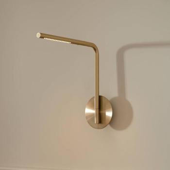 UMAGE Omni Pivot LED fali lámpa, sárgaréz színű, dimmelhető kép