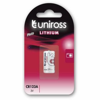 Uniross Lithium Fotóelem CR123 B1