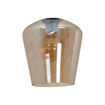 Univerzális csereüveg SANTIAGO E27 átm. 18 cm füstös barna PLM843