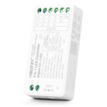 Univerzális csoport (zóna) vezérlő , 3in1 , RGB /RGBW/RGB-CCT , dimmelhető , group control , SMART , Zigbee , Miboxer (Mi-Light) , FUT037Z+ kép