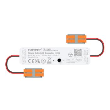 Univerzális csoport (zóna) vezérlő , mini vezérlő , monokróm , dimmelhető , gyorscsatlakozóval , group control , SMART , Miboxer (Mi-Light) , MLR2 kép