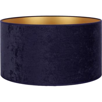 - Univerzális VELVET E27 lámpabúra, 35 cm, kék/arany 82467 kép