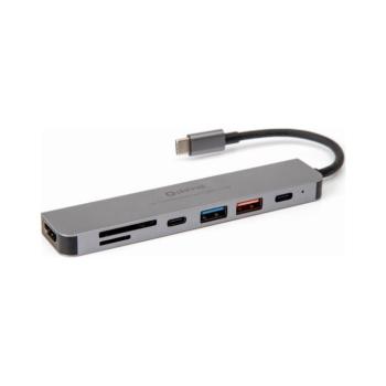 USB hub 7in1 Power Delivery 100W HDMI 4K PMH9997B kép