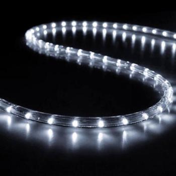 UV-védelemmel ellátott LED fénykábel tekercs, 50m-es Hideg fehér, IP65, 15000K, Eurolamp, 186836 kép
