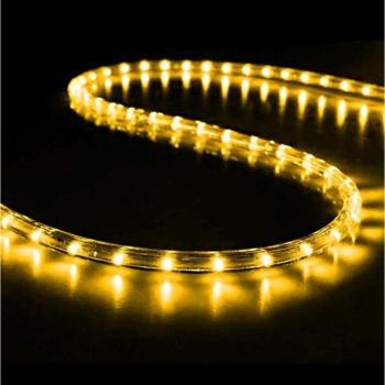 UV-védelemmel ellátott LED fénykábel tekercs, 50m-es meleg fehér, IP65, Eurolamp, 335088 kép