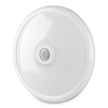 V-TAC 12W mennyezeti LED lámpa, mozgásérzékelővel, természetes fehér - SKU 21808 kép