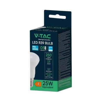 V-TAC 2.9W E14 meleg fehér R39 LED égő - SKU 21210 kép