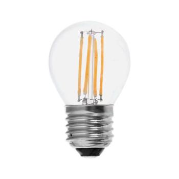 V-TAC 3 lépésben dimmelhető 4W E27 meleg fehér filament G45 LED égő, 100 Lm/W - SKU 6847 kép