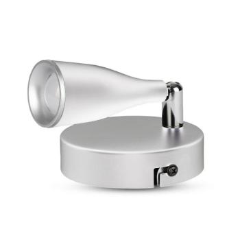V-TAC 4.5W beltéri fehér fali LED lámpa meleg fehér - SKU 8262 kép