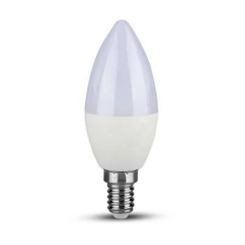 V-TAC 4.5W E14 természetes fehér LED gyertya égő - SKU 259 kép