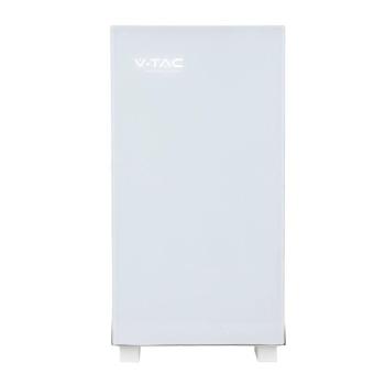 V-TAC 5.12kWh álló lítium akkumulátor, IP20, fehér - SKU 12278 kép
