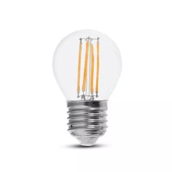 V-TAC 6W E27 hideg fehér filament G45 LED égő, 130 Lm/W - SKU 2853 kép