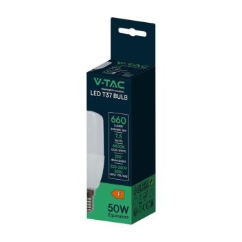 V-TAC 7.5W E14 hideg fehér T37 LED égő - SKU 24032 kép