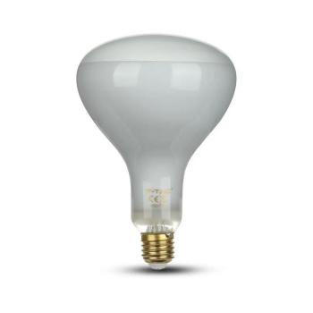 V-TAC 8W E27 meleg fehér dimmelhető filament LED égő - SKU 7466 kép