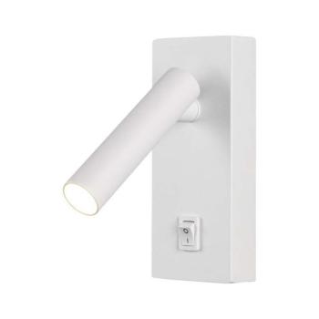 V-TAC beltéri 2W fali lámpa kapcsolóval, fehér, meleg fehér - SKU 10288 kép