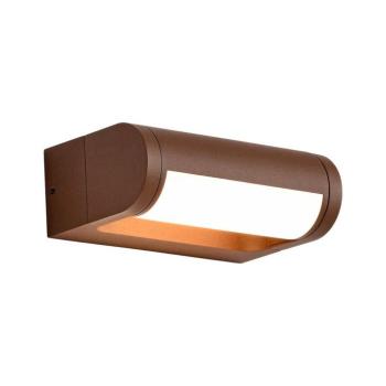 V-TAC CREE SMD LED kültéri, forgatható 10W fali lámpa, corten barna házzal, meleg fehér - SKU 243446 kép