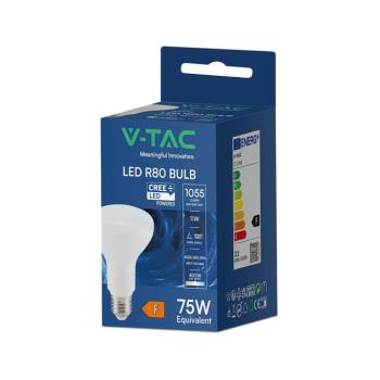 V-TAC CREE SMD R80 11W E27 természetes fehér LED égő - SKU 211366 kép