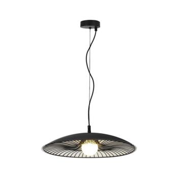 V-TAC dekoratív O450mm csillár, fém és üveg, G9 foglalattal, fekete - SKU 24124 kép