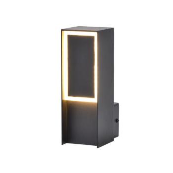 V-TAC fali 5W LED élvilágító lámpa, IP54, fekete, meleg fehér - SKU 24317 kép