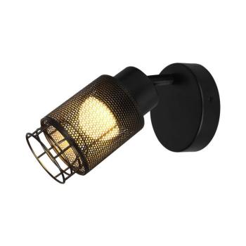 V-TAC fali dekoratív 6W LED lámpatest, meleg fehér, fekete - SKU 24122 kép