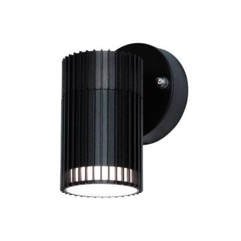 V-TAC fekete fali kültéri lámpatest, GU10 foglalat, IP44 - SKU 24166 kép