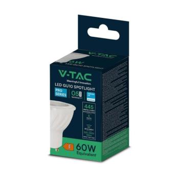 V-TAC GU10 LED spot égő 6W meleg fehér 38° - SKU 21165 kép