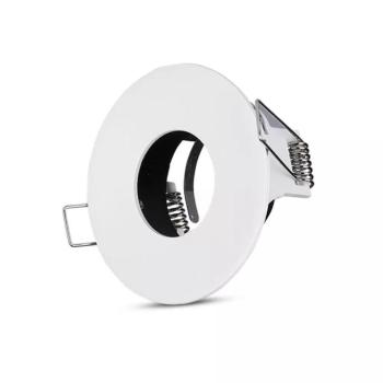 V-TAC GU10 LED spotlámpa keret, fehér billenthető lámpatest - SKU 3611 kép