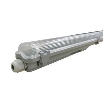 V-TAC IP65 120 cm por-, és páramentes armatúra 1 db LED fénycsőhöz (TF-széria) - SKU 24485 kép