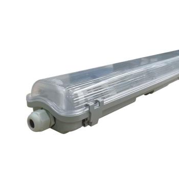 V-TAC IP65 120 cm por-, és páramentes armatúra 2 db LED fénycsőhöz (TF-széria) - SKU 24486 kép