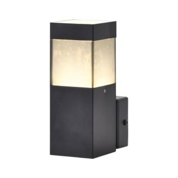 V-TAC kültéri GU10 fali lámpa, egyirányú, IP44, fekete lámpatest - SKU 24314 kép