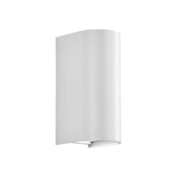 V-TAC kültéri, kétirányú félkör 10W fehér fali LED lámpa, CCT - SKU 24348 kép