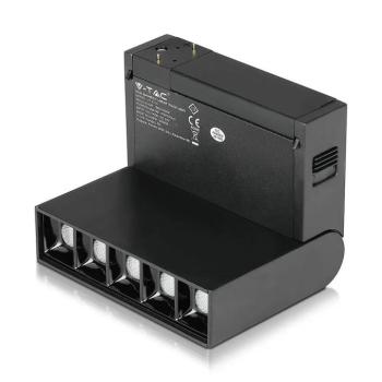 V-TAC LED dönthető spotlámpa mágneses sínhez 10W CRI>90 UGR kép