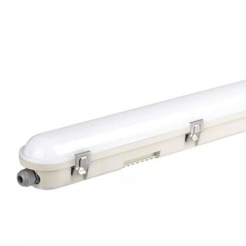 V-TAC LED lámpa 150cm 48W IP65 hideg fehér, fehér fedlap, 120 Lm/W (M-széria) - SKU 2120214 kép