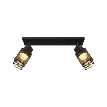V-TAC mennyezeti dekoratív lineáris 2x6W LED lámpatest, meleg fehér, fekete - SKU 24120 kép