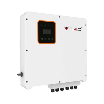 V-TAC napelemekhez való háromfázisú 8kW hibrid rendszerű magasfeszültségű inverter - SKU 11375 kép