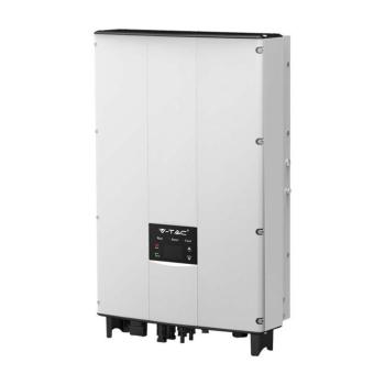 V-TAC napelemekhez való háromfázisú 8kW On-Grid rendszerű inverter, LCD kijelzővel - SKU 11372 kép