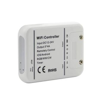 V-TAC RGB + CCT LED szalag WiFi vezérlő 12/24V, max. 20A - SKU 8426 kép