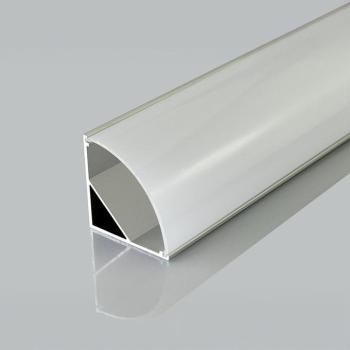 V-TAC sarok alumínium LED szalag profil fehér fedlappal 30x30mm, 2m hosszú - SKU 24302 kép