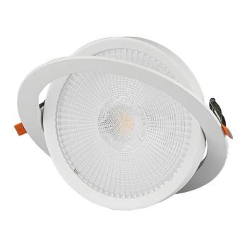V-TAC süllyeszthető LED COB mélysugárzó lámpa 10W hideg fehér - SKU 841 kép