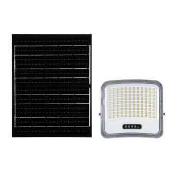 V-TAC szolár, napelemes LED reflektor, 2000 lumen, állítható színhőmérséklettel - SKU 24483 kép